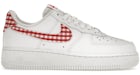 Nike Air Force 1 Low '07 Essential Blanco Mystic Rojo Gingham (de mujer)