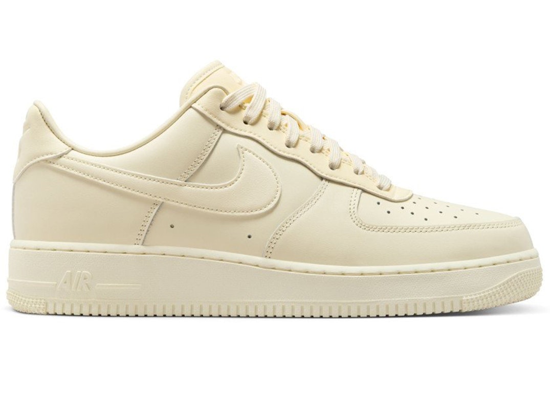 Pre-owned Nike Air Force 1 Low '07 Fresh Coconut Milk In Coconut Milk/coconut Milk