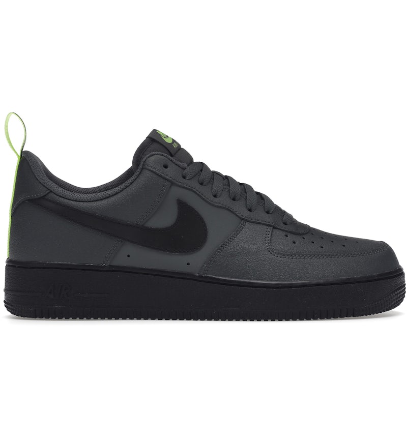 Nike Air Force Low '07 Iron Grey Volt Black Men's DZ4510-001 US