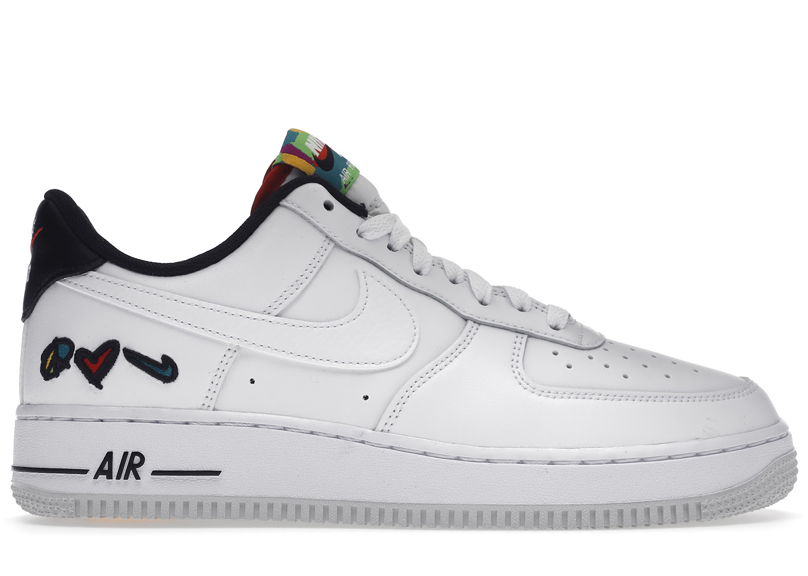 Nike Air Force 1 Low Peace Love Yellow White Black DC1416-700 5.5Y AF1