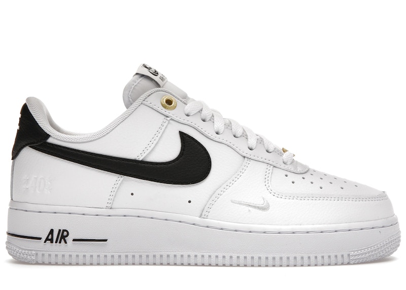 Nike Air Force 1 Low '07 LV8 40th Anniversary White Black Men's