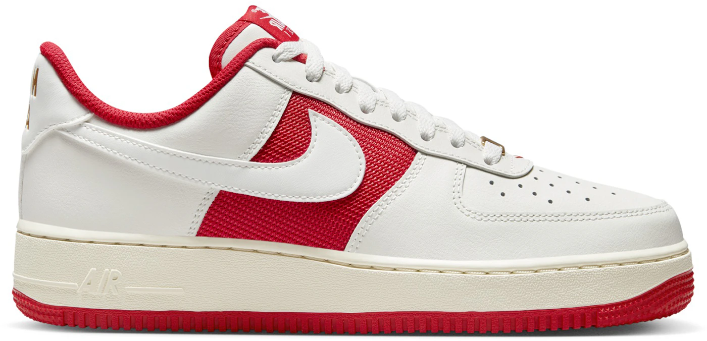 Nike Air Force 1 High '07 LV8 Men's Shoes Wolf Grey/University Red