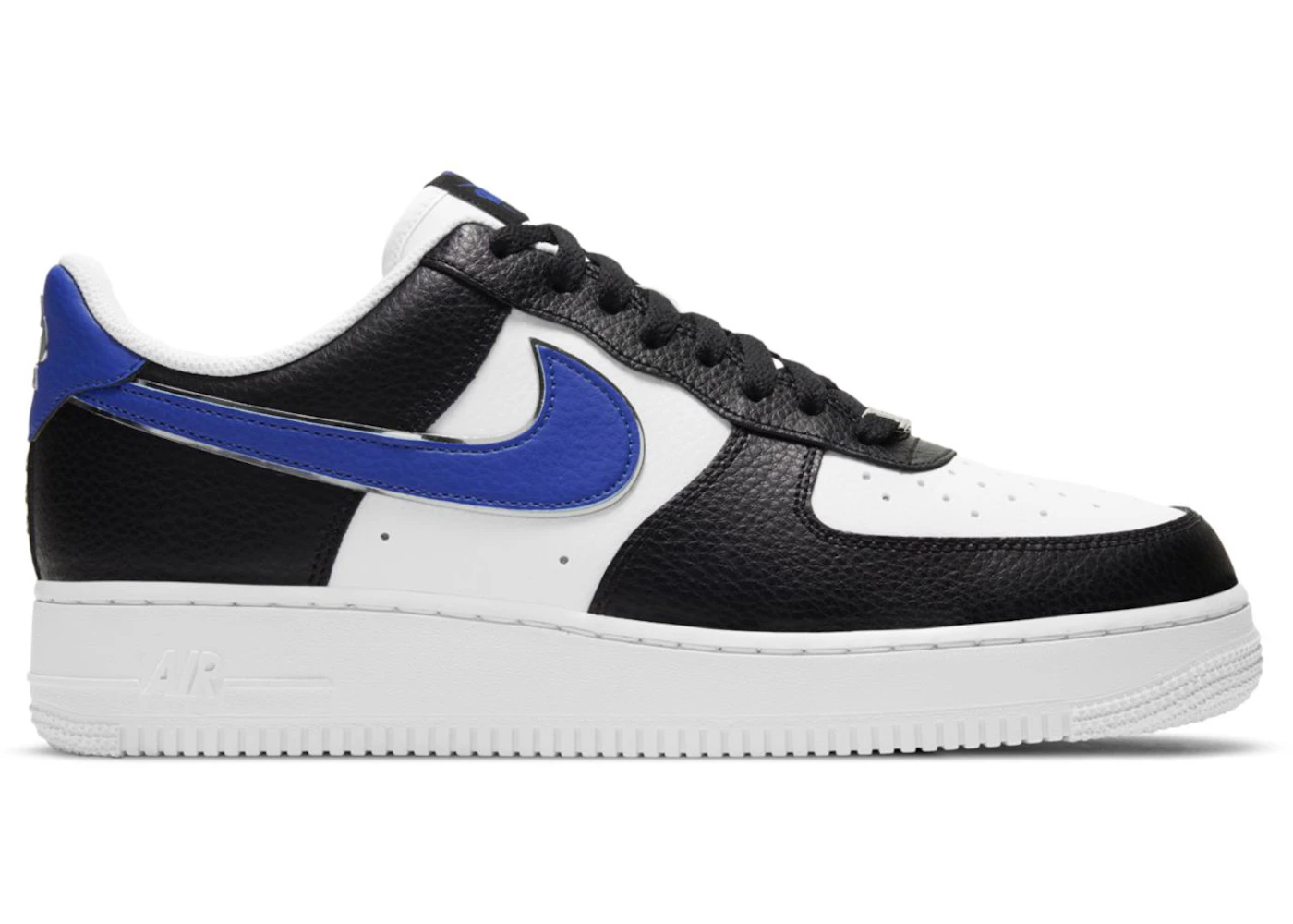 Nike Air Force 1 Low 07 LV8 Black Game Royal Men's - DD9784-001 - US