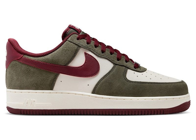 スニーカー Nike Air Force 1 07 LV8 M Cargo Khaki Pale Ivory Dark Team R Nike Air Force 1 Low '07 LV8 Cargo Khaki Pale Ivory Dark