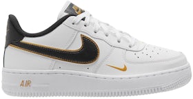 Nike Air Force 1 Low 07 LV8 Double Swoosh Olive Gold Black - DA8481-300