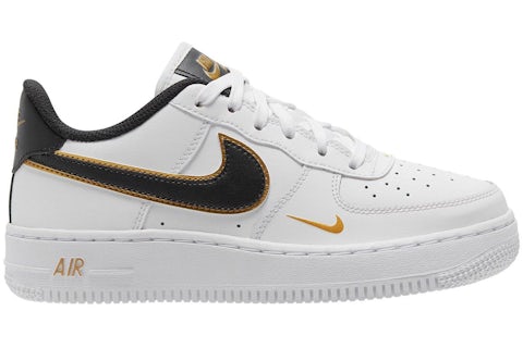 Nike Air Force Low '07 LV8 Double Swoosh White Metallic Gold (GS