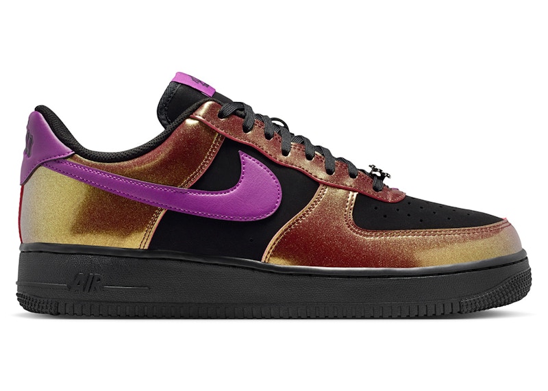 Men's Nike Air Force 1 Low '07 LV8 Glam Rock Sneakers in Black/Bold Berry
