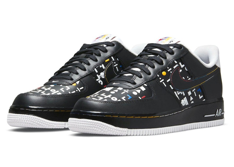 Nike Air Force 1 Low 07 LV8 Hangul Day Black Men s DO2704 010 US