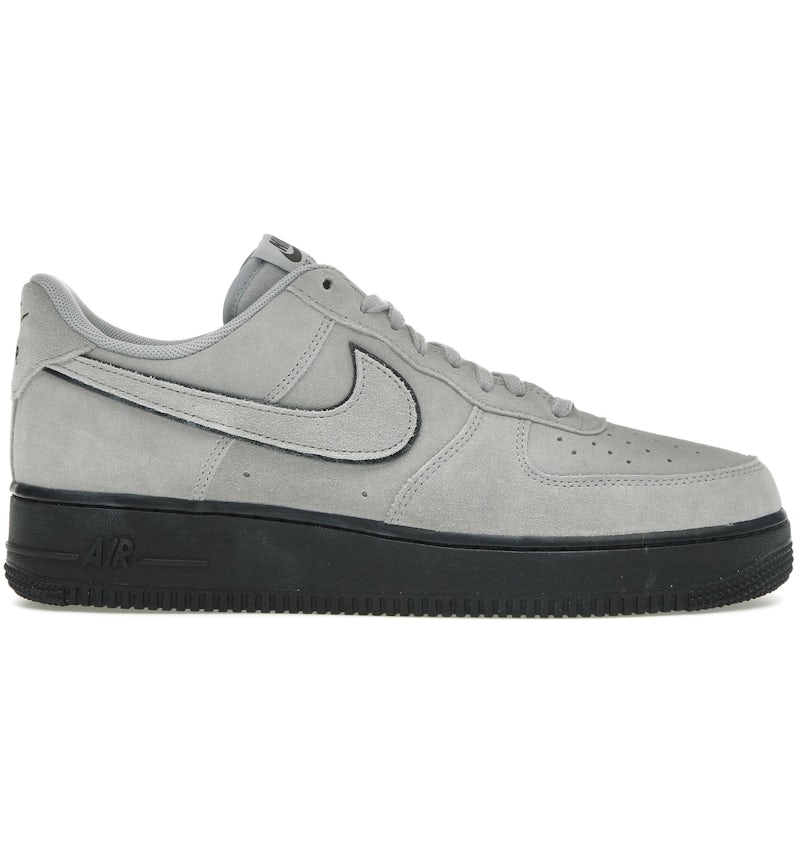 Nike Air Force Low '07 LV8 Light Smoke Grey Suede Black Men's
