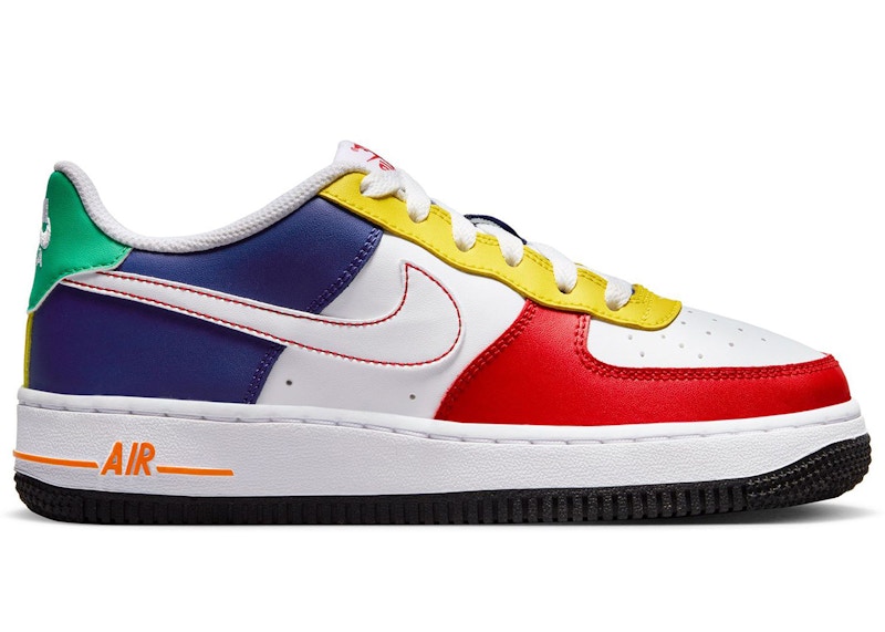 Nike air force 1 store lv8 blue and red