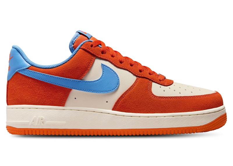 Nike Air Force 1 Low '07 LV8 Safety Orange University Blue Nike Air Force 1 Low '07 LV8 Safety Orange University Blue