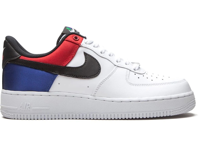 Air force 1 07 hot sale lv8 blue white red