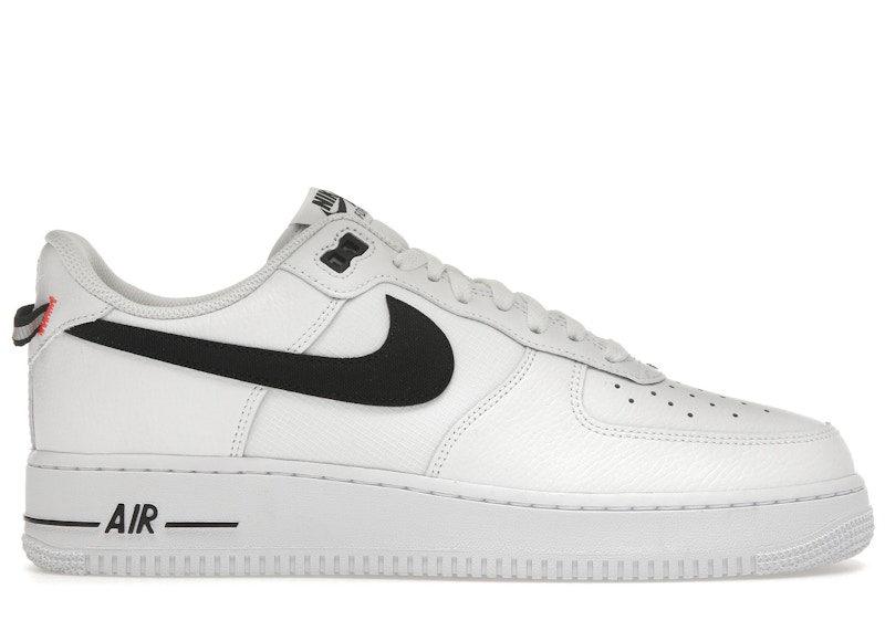 Nike Air Force 1 Low '07 LV8 White Black Bright Crimson