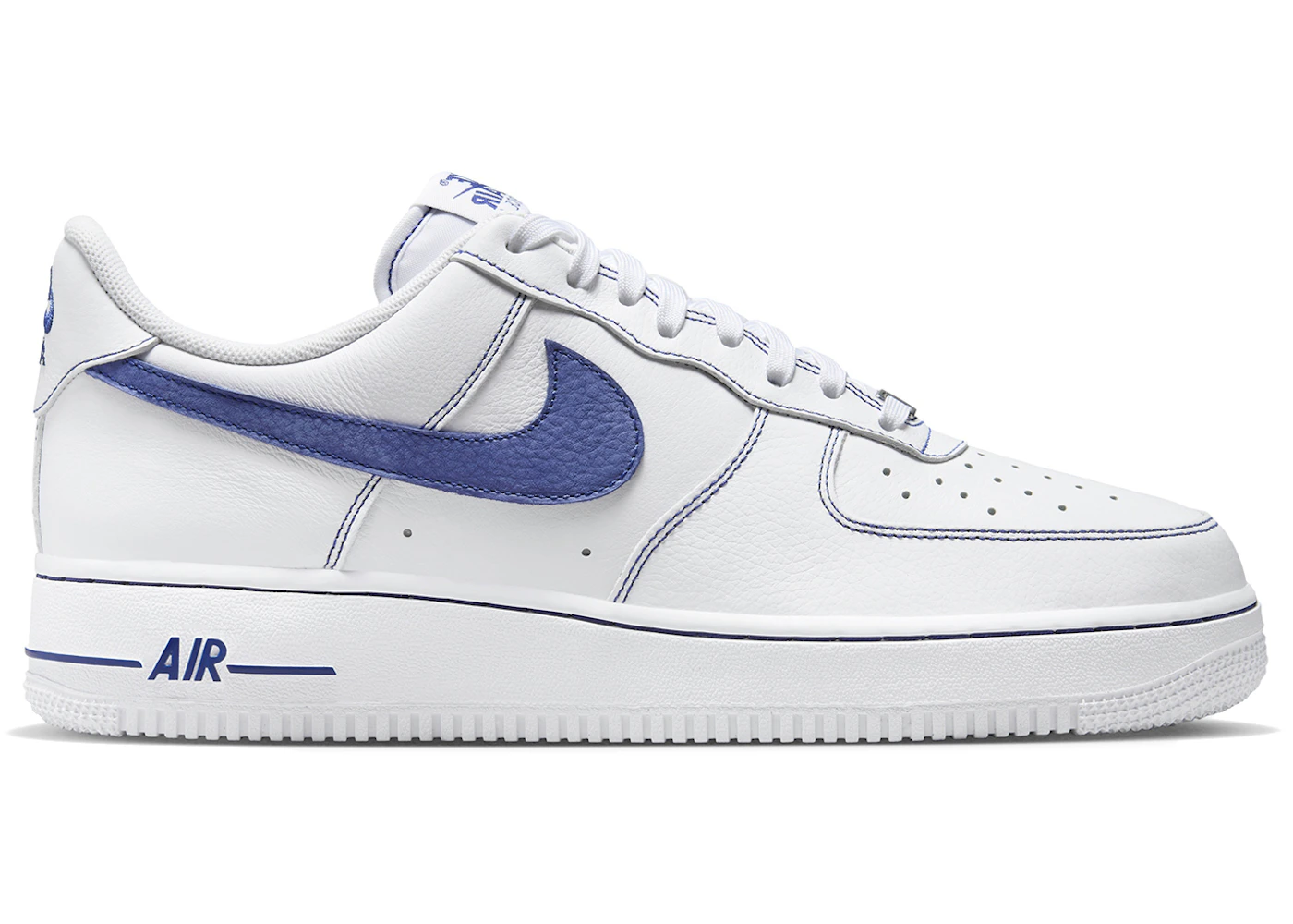 Nike Air Force 1 Low '07 LV8 White Deep Royal Blue Men's - HQ2037-100 - US