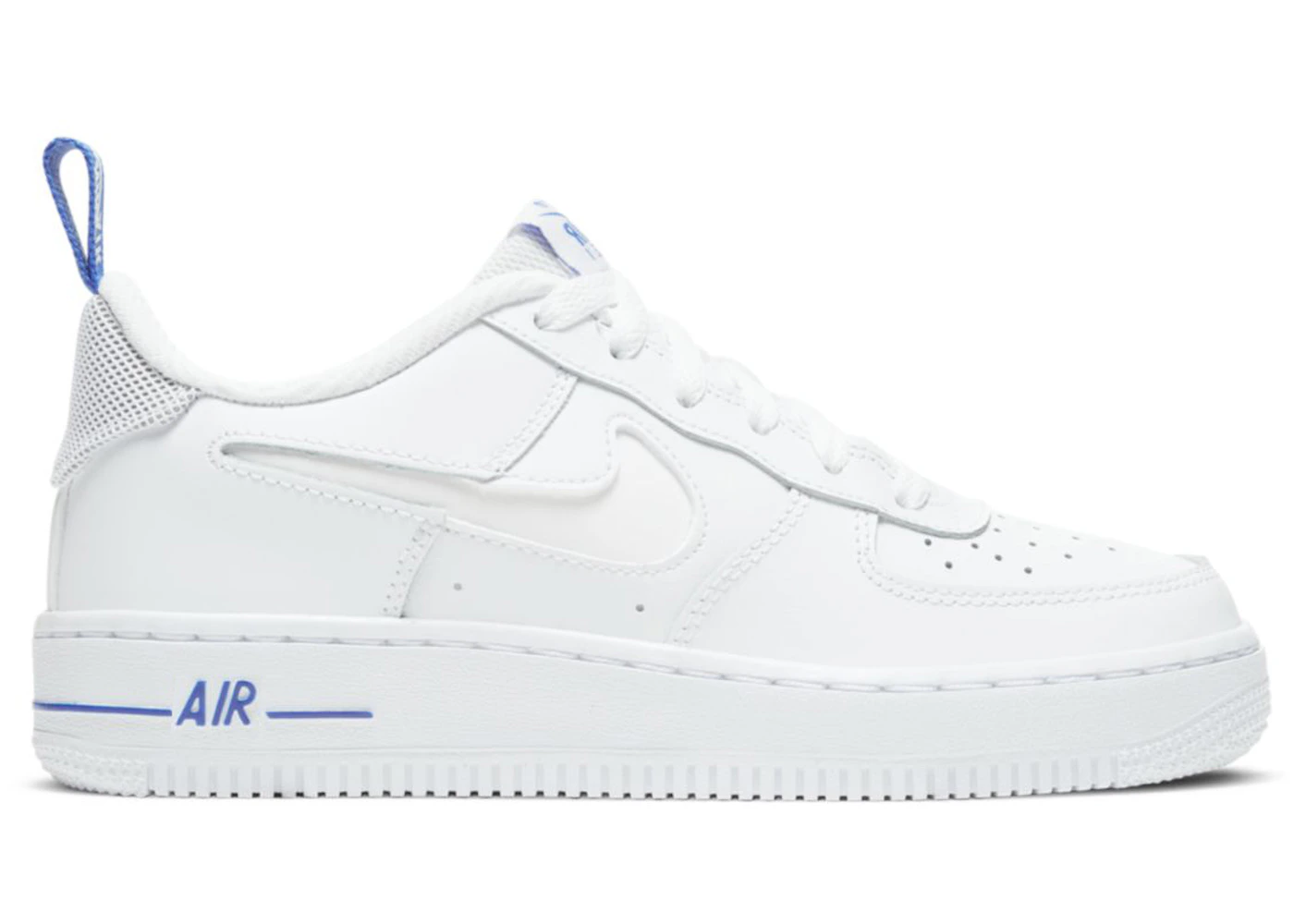 Nike Air Force Low 07 LV8 White Racer Blue (GS) - DD3227-100 - US