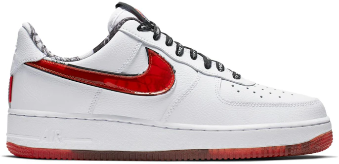 hormigón acelerador Indomable Nike Air Force 1 Low 07 LV8 White Red - CJ2826-178 - US