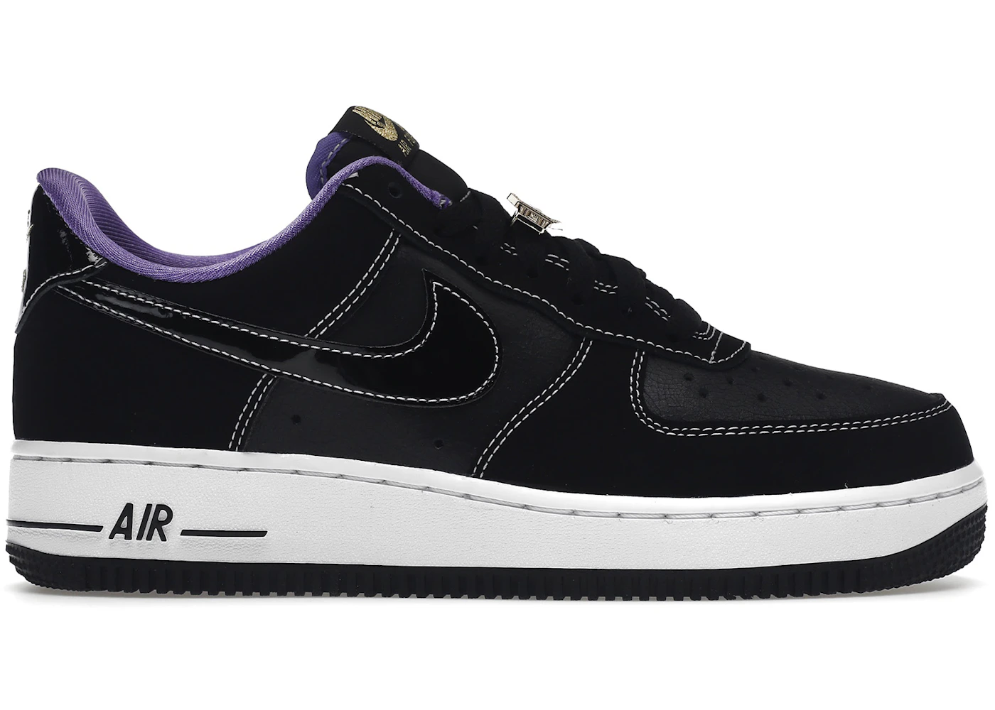 Nike Air Force Low '07 LV8 World Champ Black Purple Men's