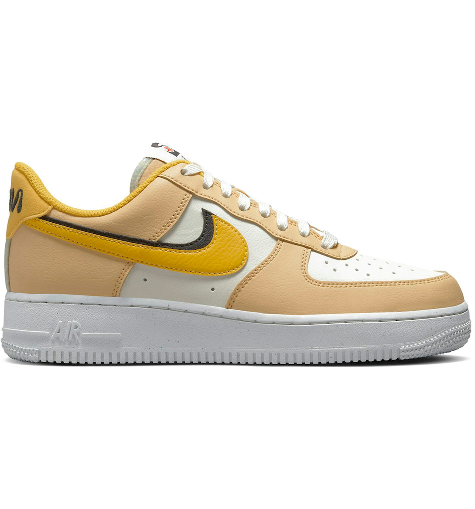 Nike air force 1 womens yellow swoosh Outlet