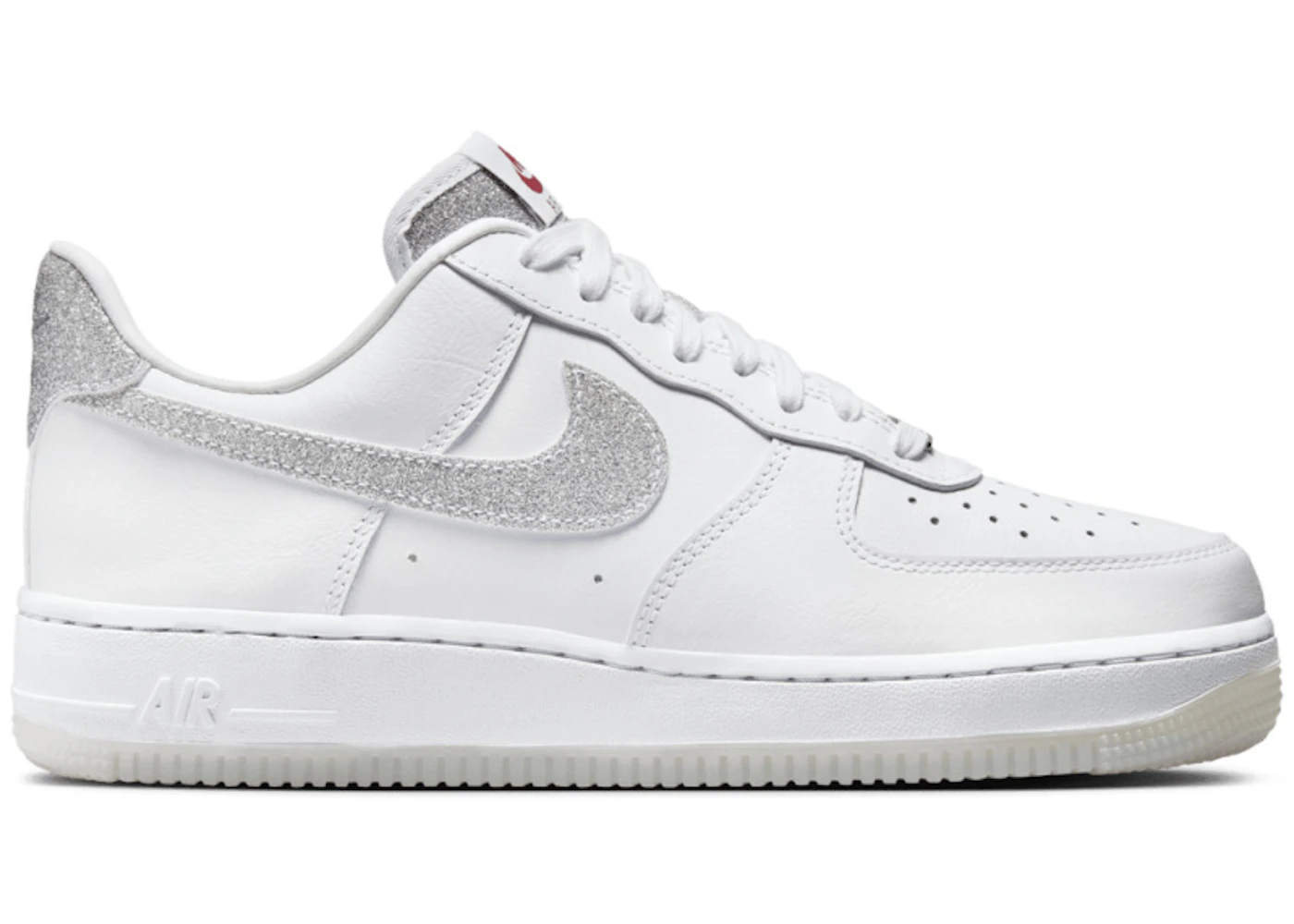 Nike Air Force Low '07 LX Glitter Swoosh White (Women's