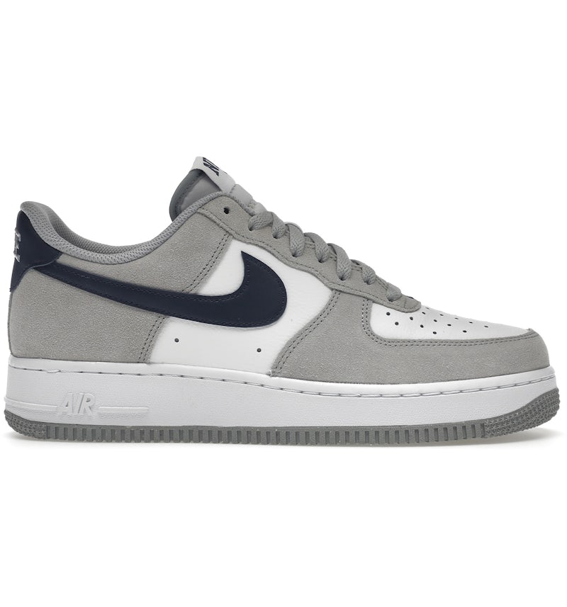 Nike Air Force Low '07 Light Smoke Grey Midnight Navy Men's