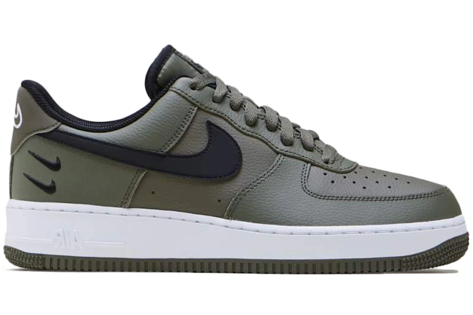 Nike Air Force 1 Low 07 Olive Black Double Swoosh - CT2300-300