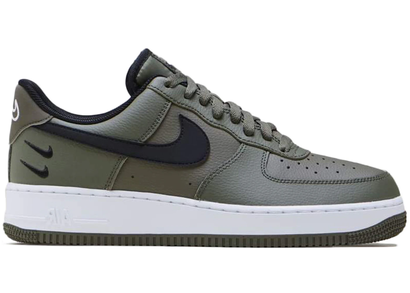 Nike Air Force 1 Low '07 Olive Black Double Swoosh Men's - CT2300-300 - GB