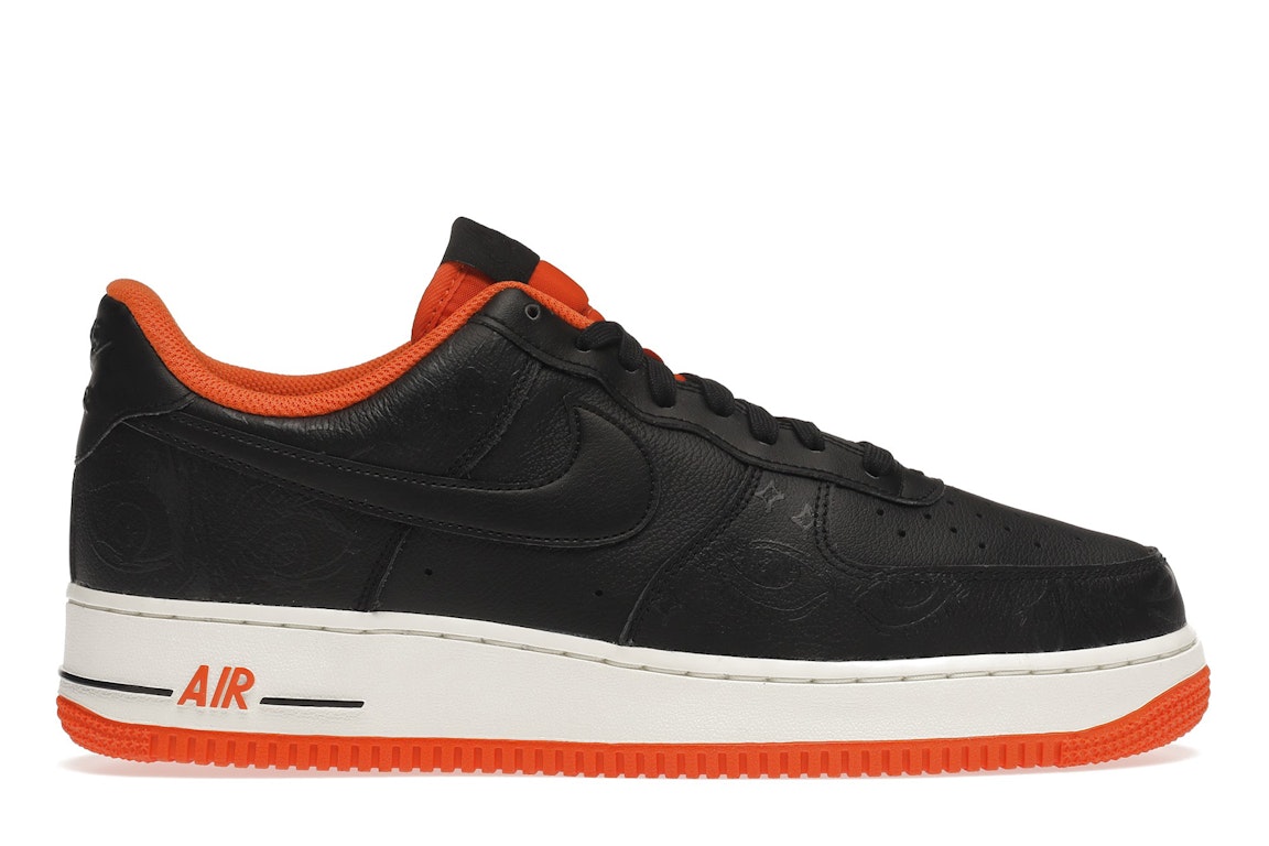 Pre-owned Nike Air Force 1 Low '07 Prm Halloween (2021) In Black/black-starfish-sail