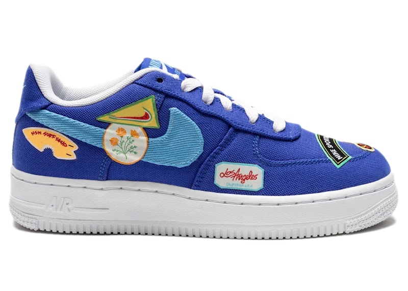 Nike Air Force 1 Low '07 PRM Los Angeles Patched Up (GS) Kids ...