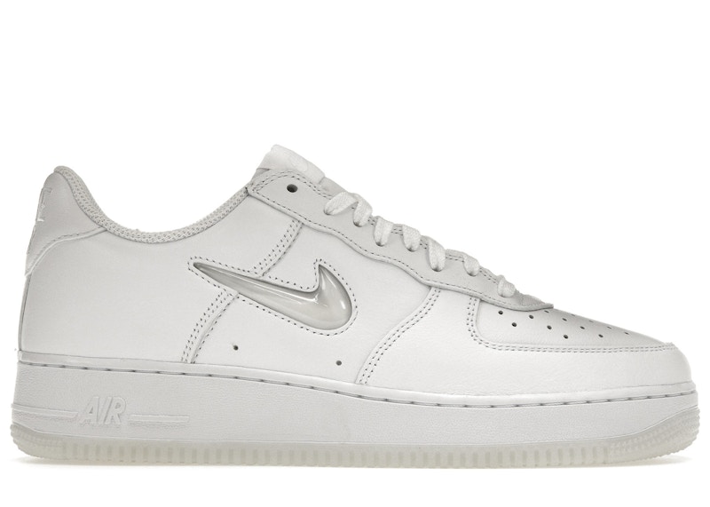 Nike Air Force 1 Low '07 Retro Color of the Month Jewel Swoosh Triple White