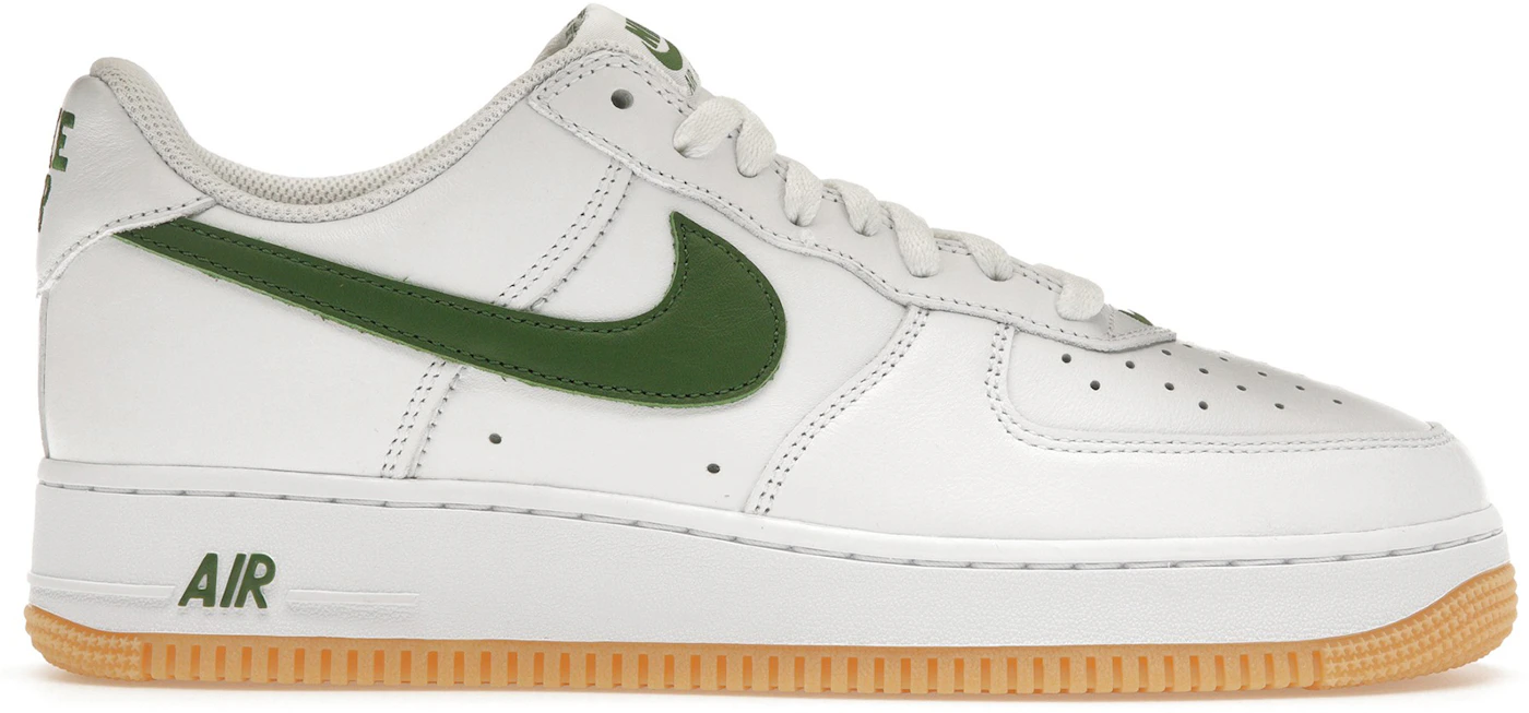 Nike Air Force 1 Low Retro QS Color of the Month White Forest Green Men ...
