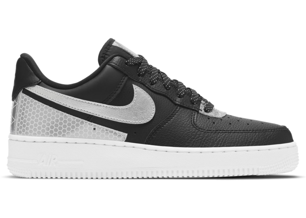 Nike Air Force 1 Low 07 3M Anthracite Silver Men's - CT2296-003 - US