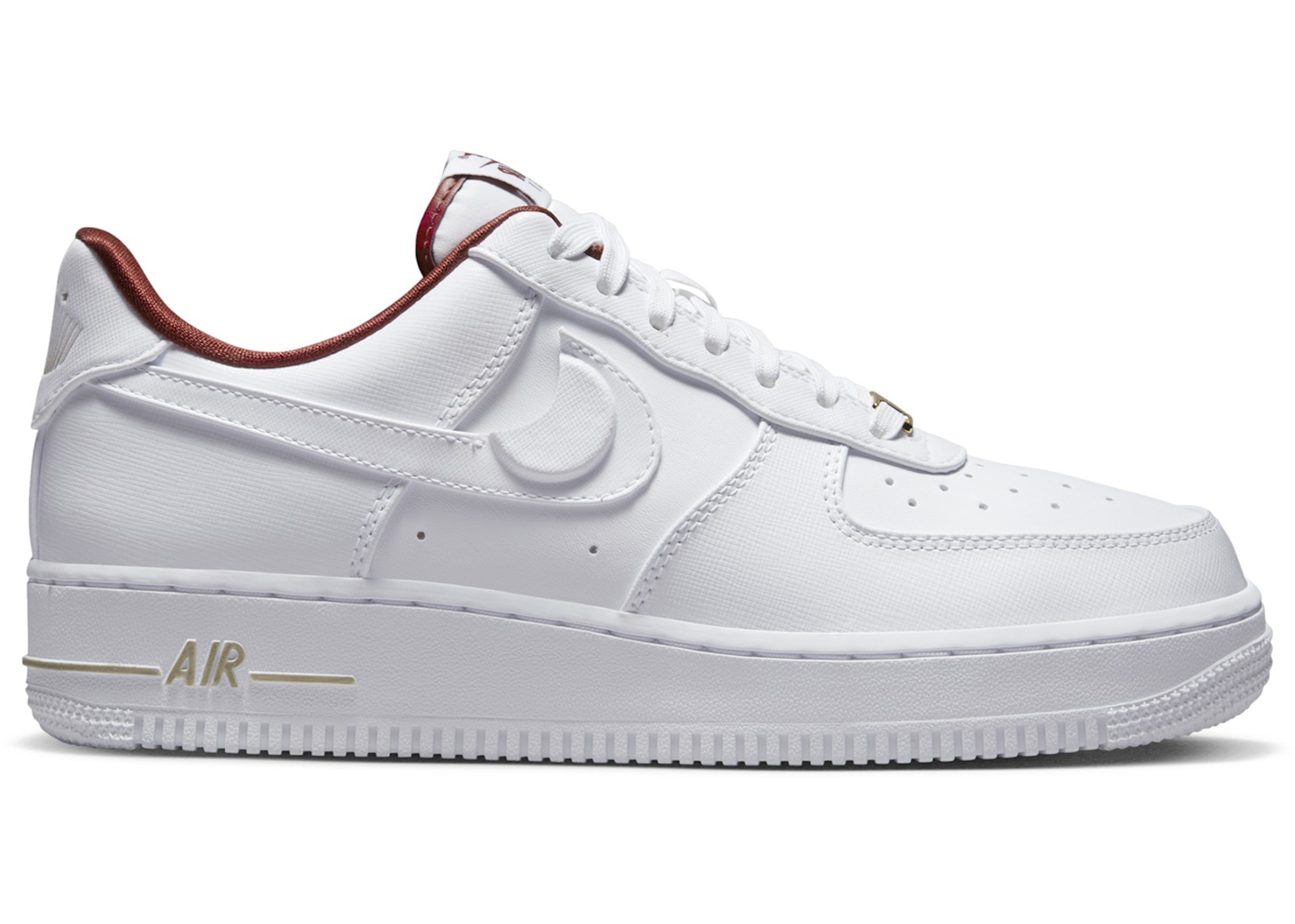 Nike Air Force 1 Low '07 Just Do It Summit White Team Red (Women's) - DV7584-100 - US