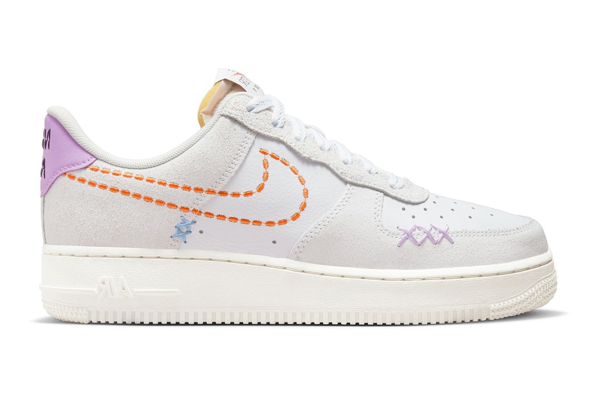 Pre-owned Nike Air Force 1 Low '07 Se  101 (women's) In White/sail/green Glow