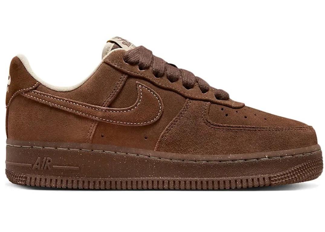 Pre-owned Nike Air Force 1 Low '07 Suede Cacao Wow (women's) In Cacao Wow/cacao Wow/sanddrift