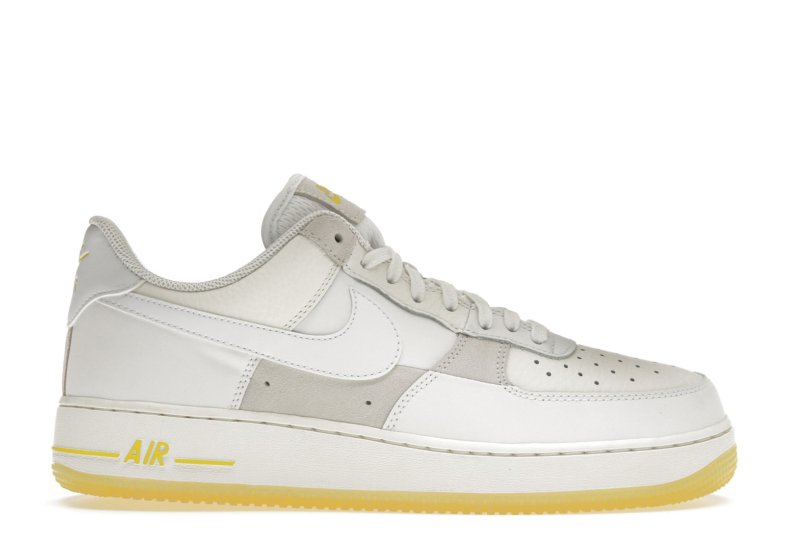 Nike Air Force 1 Low '07 UV Reactive Patchwork White Multicolor Yellow  (Women's)