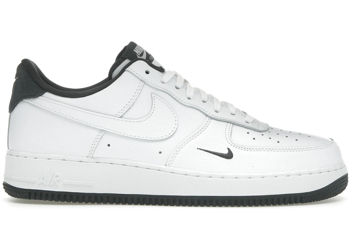 Nike Air Force Low '07 White Anthracite Mini Swoosh Men's