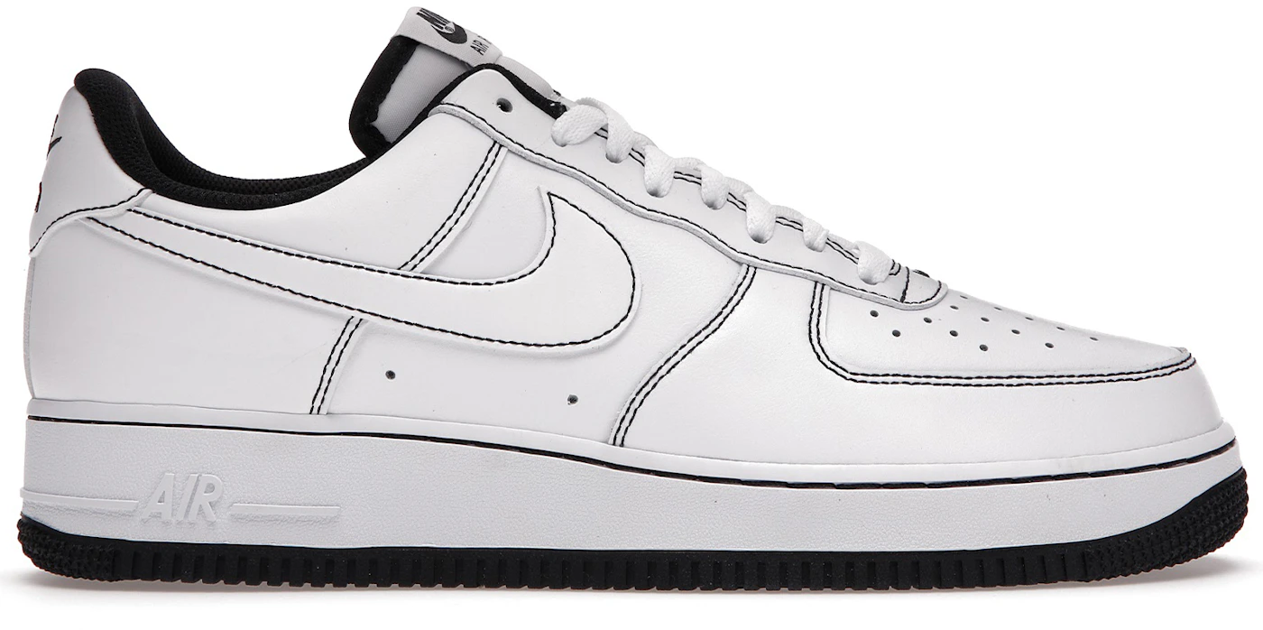 2008 Nike Air Force 1 '07 White/Black/Navy Men Shoes 315122-191 Size 11.5  Rare
