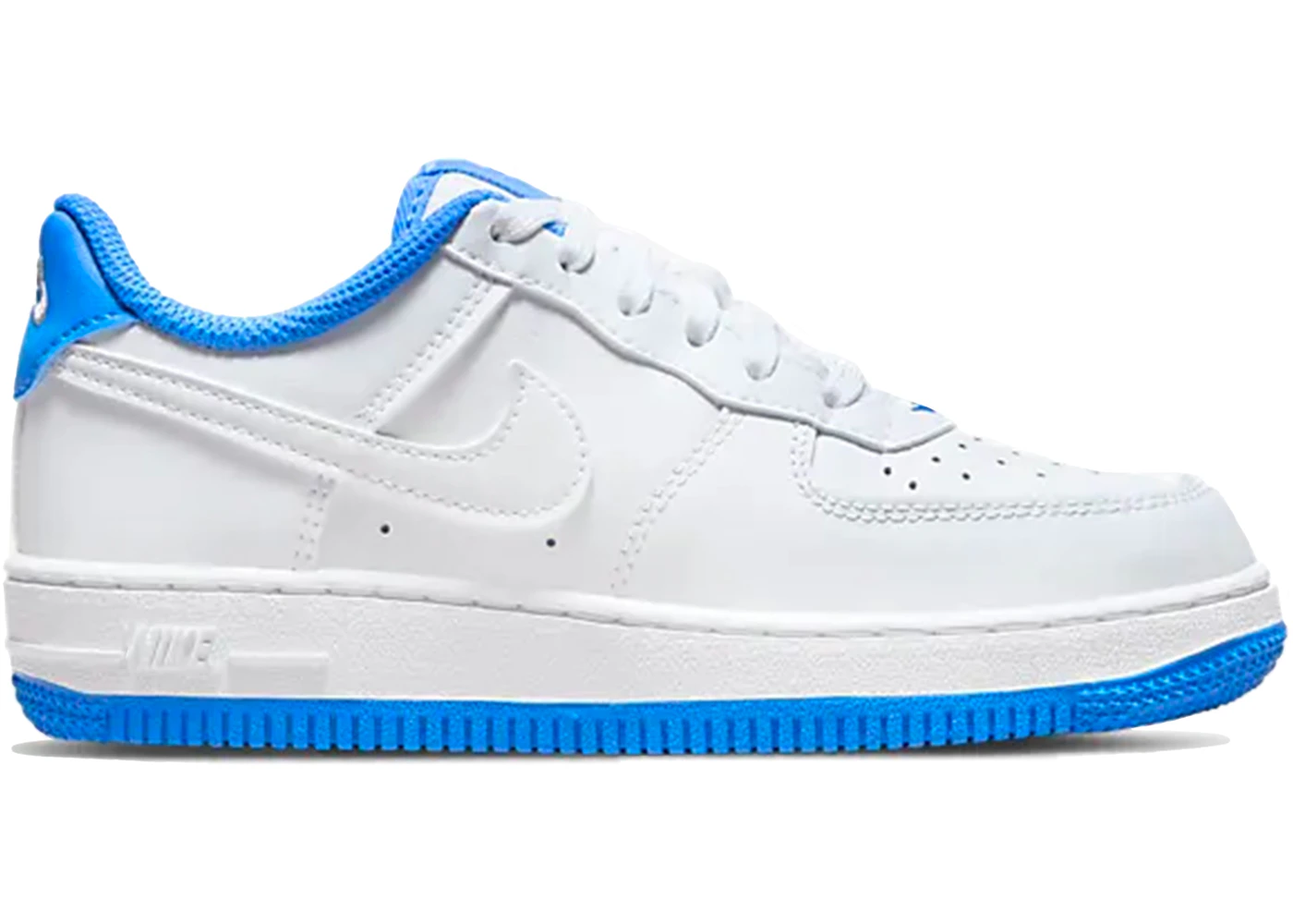 Nike Air Force 1 Low '07 White Light Photo Blue (PS) - DV1332-101 - US