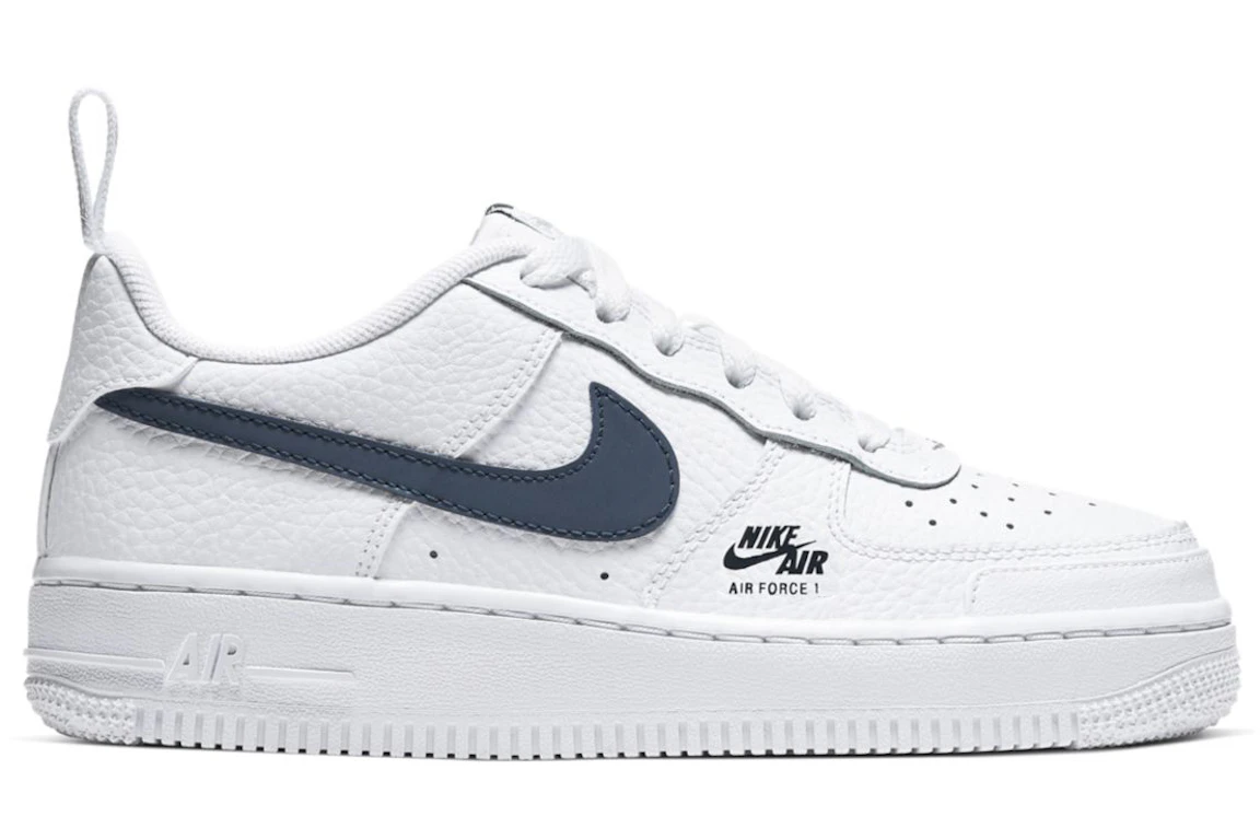 Nike Air Force 1 Low 07 White Obsidian (GS)
