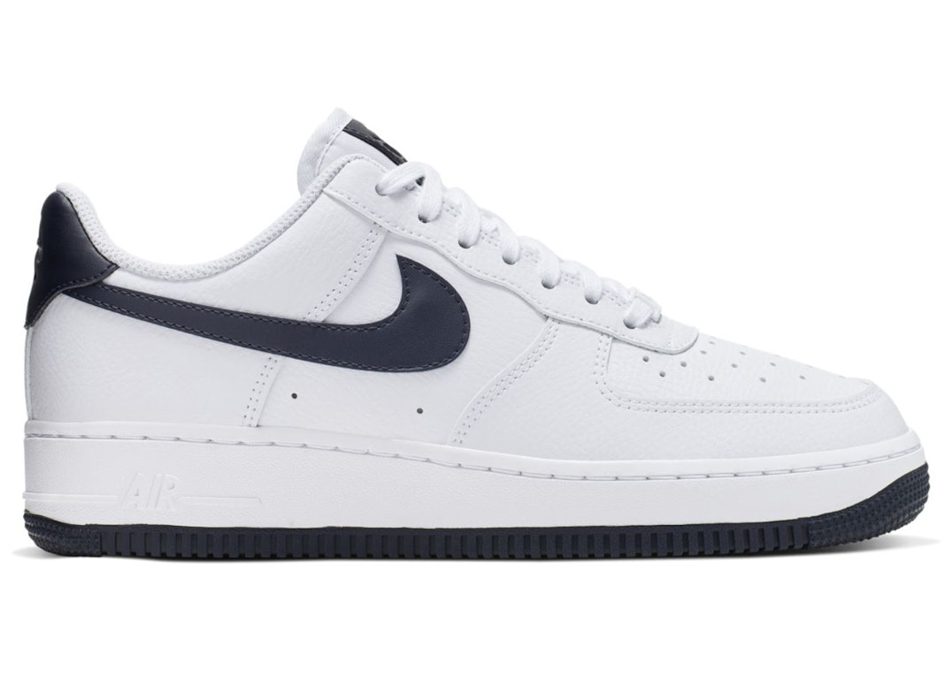 Pre-owned Nike Air Force 1 Low 07 White Obsidian (women's) In White/obsidian/white