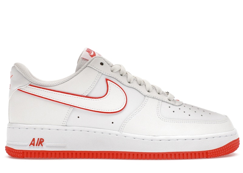 Nike Air Force 1 Low '07 White Picante Red Men's - DV0788