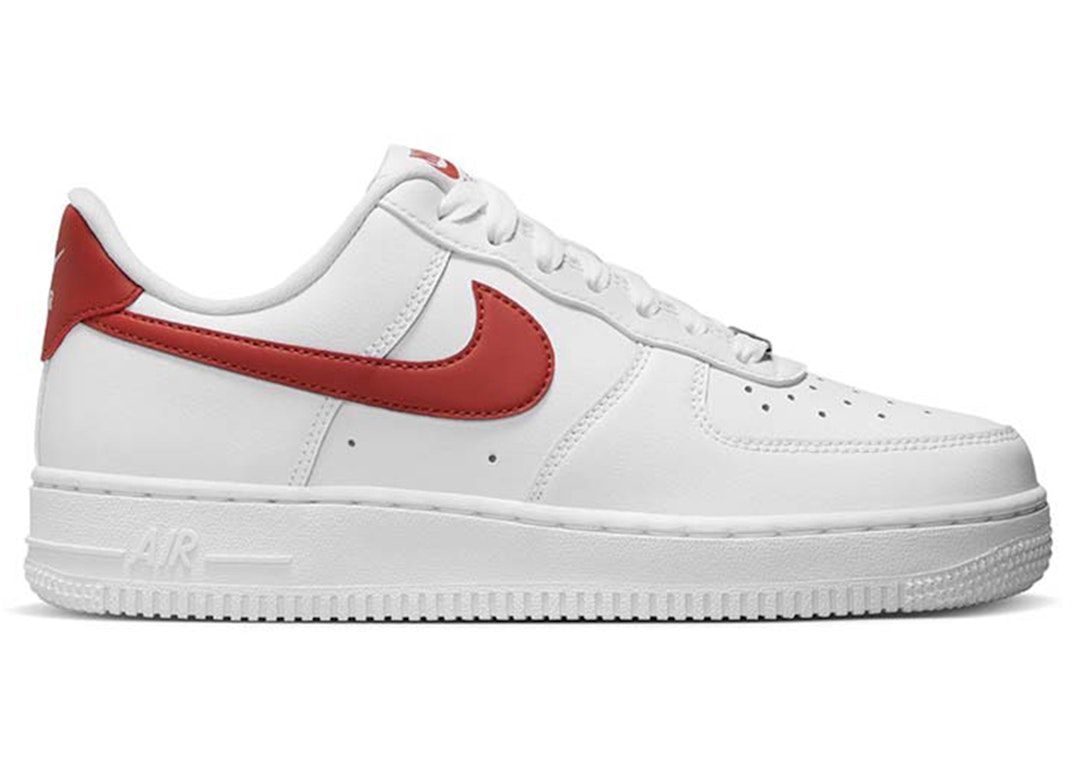 Pre-owned Nike Air Force 1 Low '07 White Rugged Orange (women's) In White/rugged Orange