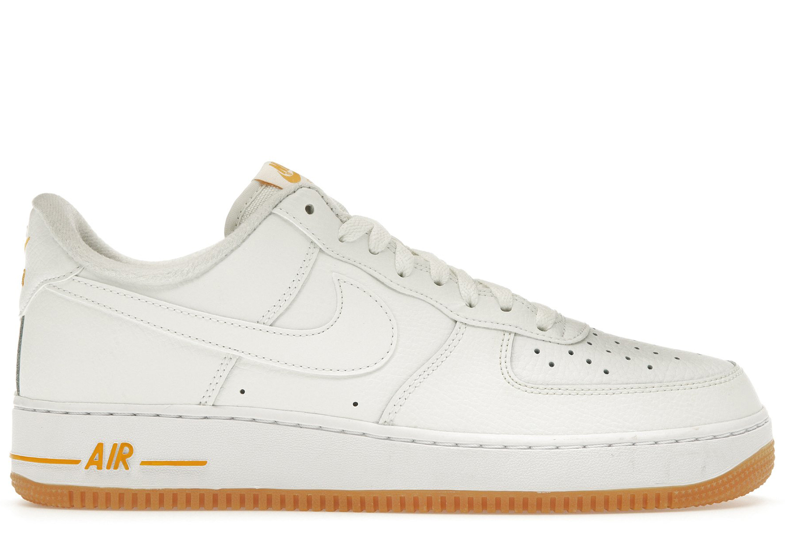 Nike Air Force 1 Low '07 White University Gold Gum Men's - DZ4512