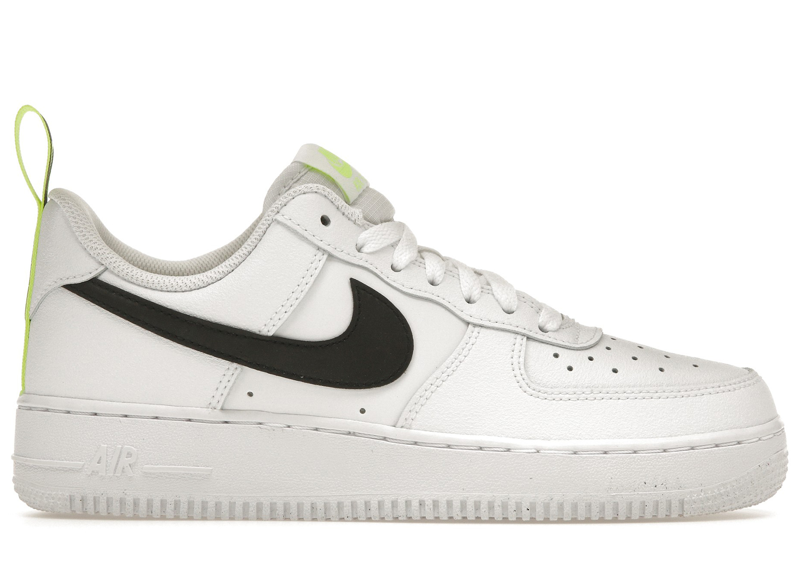 Air force 1 low shop black and white leather