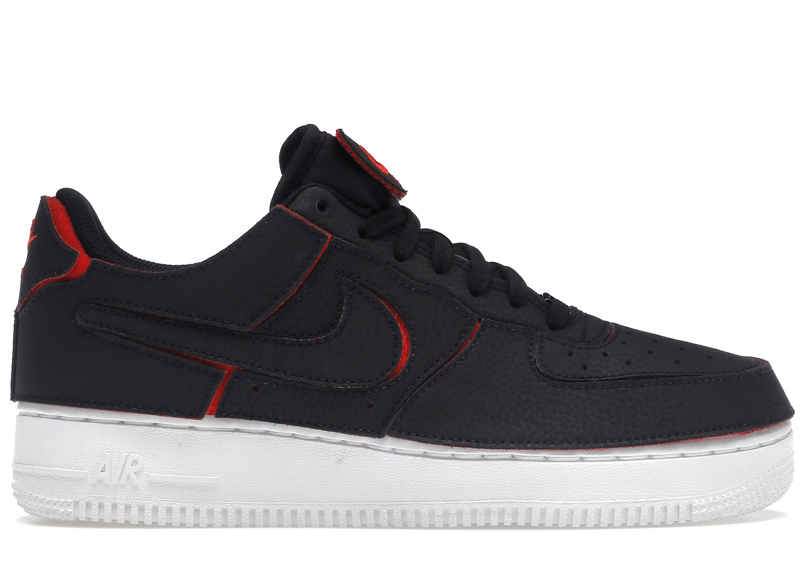 Nike Air Force 1 Low 1/1 Black Chile Red