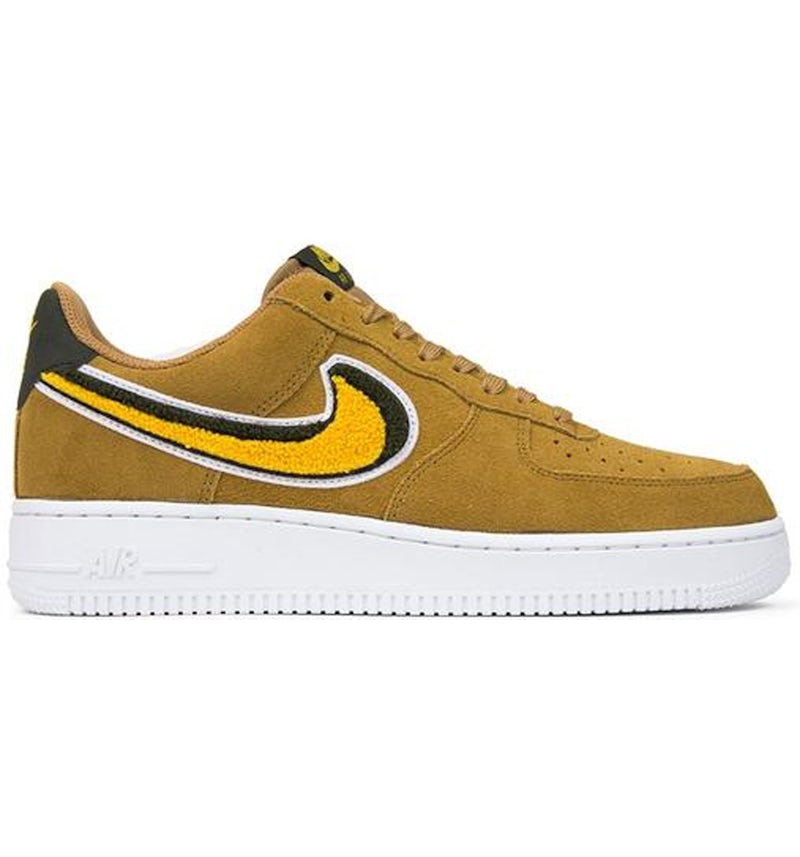Nike Air Force 1 Low 3D Chenille Swoosh Muted Bronze Homme Style 823511 204 FR