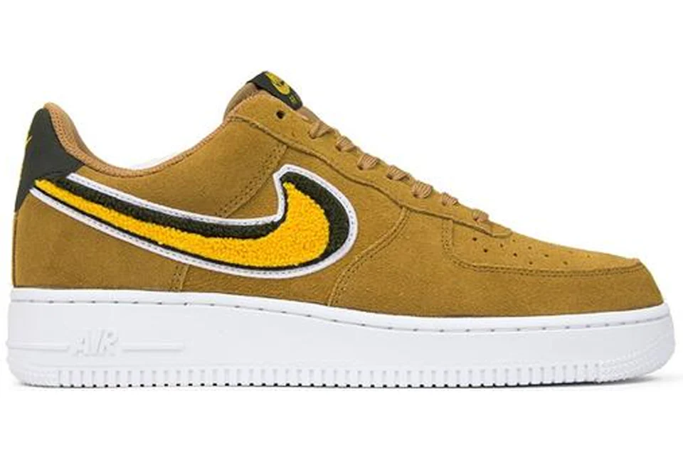 Air force 1 chenille swoosh black outlet