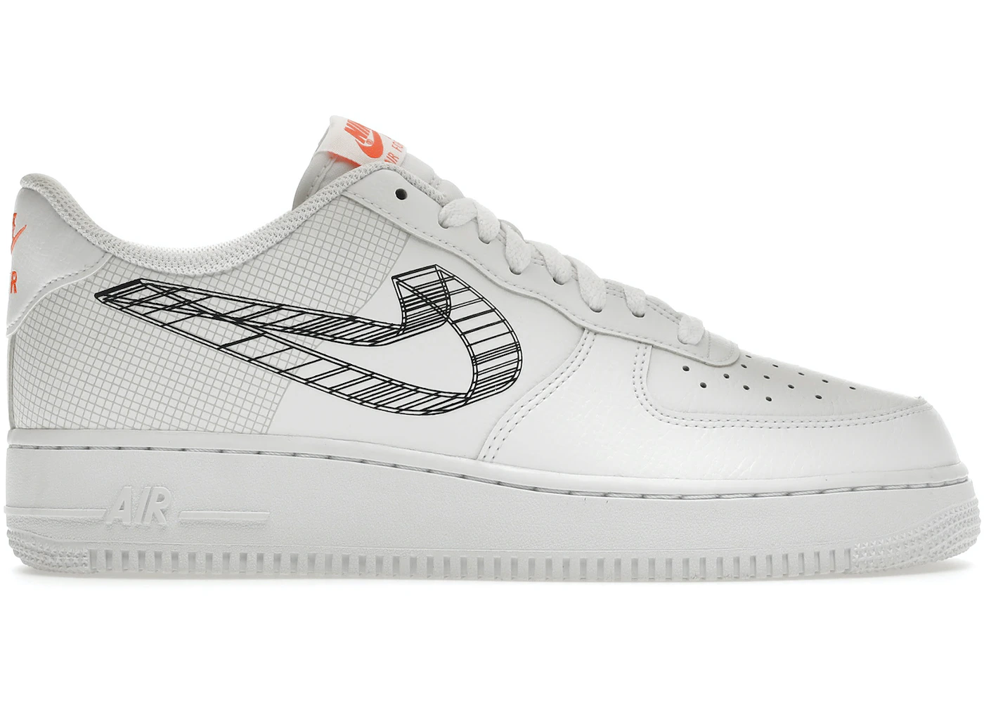 Nævne mirakel omhyggeligt Nike Air Force 1 Low 3D Swoosh Graphic - DR0149-100 - US