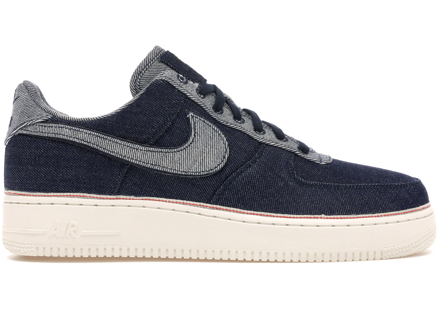 Nike Air Force Low 3x1 Denim Raw Indigo Men's 905345-402 US