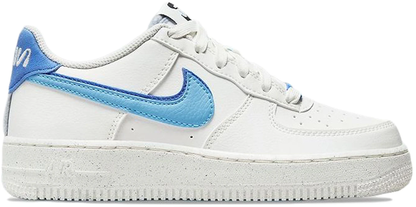 Nike Air Force 1 LV8 GS White Blue Youth US Size 6Y UK 5.5 EU 38.5 DZ5302  001